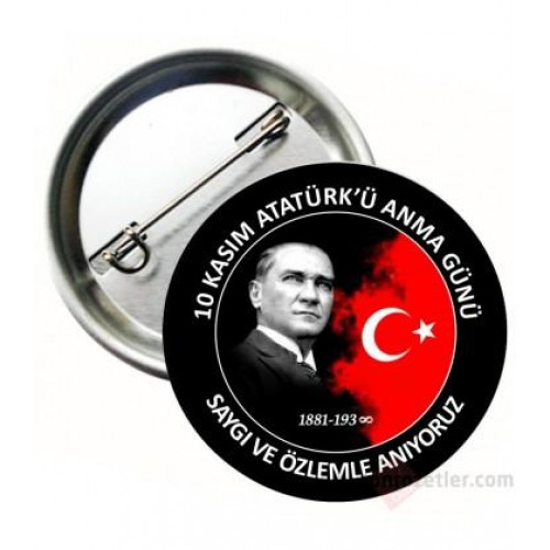 Atatürk 10 Kasım Rozetleri