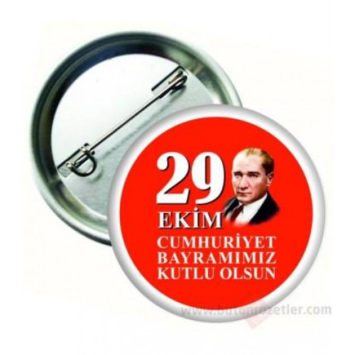 29 Ekim İğneli Rozet