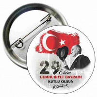 29 Ekim Atatürk Rozeti